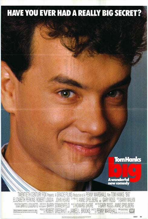 big 1988 one sheet poster folded