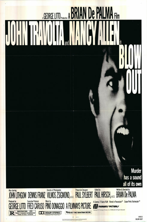 blow out 1981 one sheet poster folded