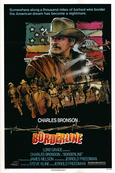 borderline 1980 one sheet poster folded