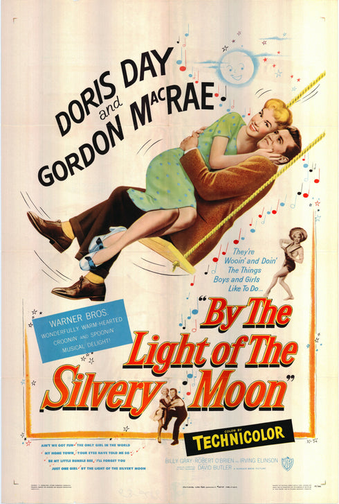 by the light of the silvery moon 1953 one sheet poster folded