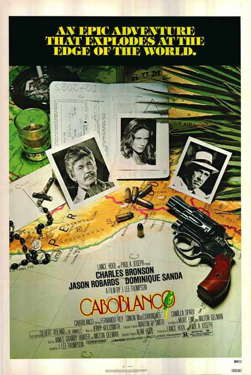 cabo blanco 1957 one sheet poster folded