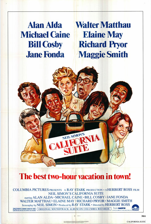 california suite 1978 style a one sheet poster folded