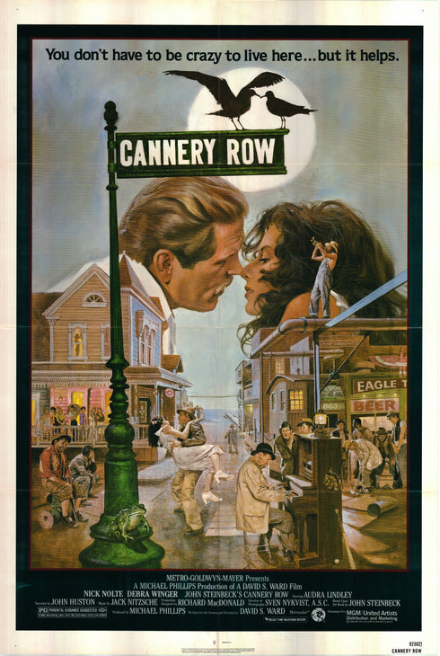 cannery row 1982 one sheet poster folded