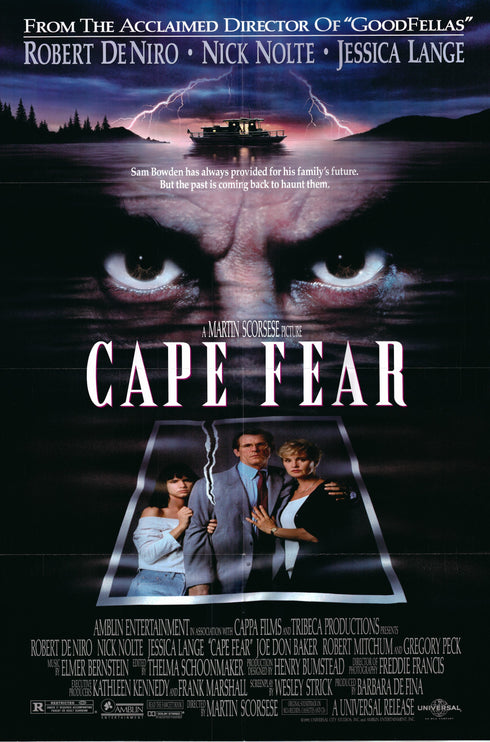 cape fear 1991 one sheet poster folded