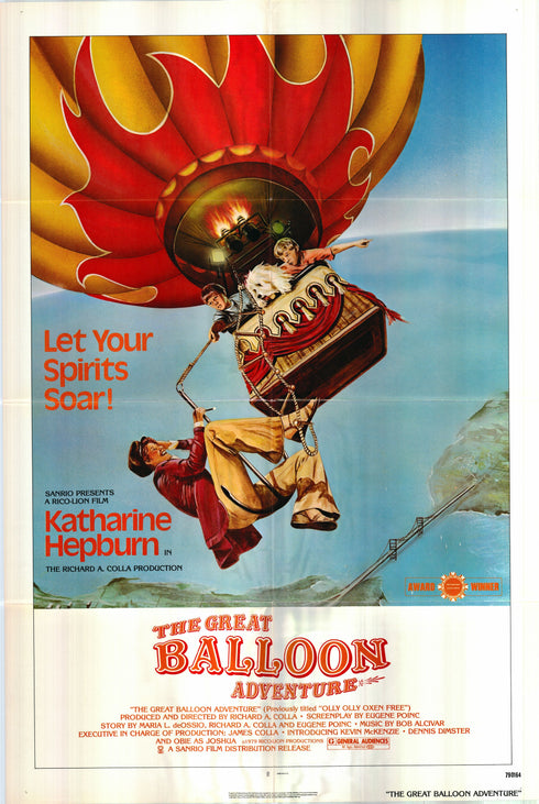 the great balloon adventure 1979 one sheet poster folded