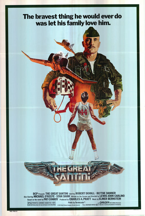 the great santini 1979 one sheet poster folded