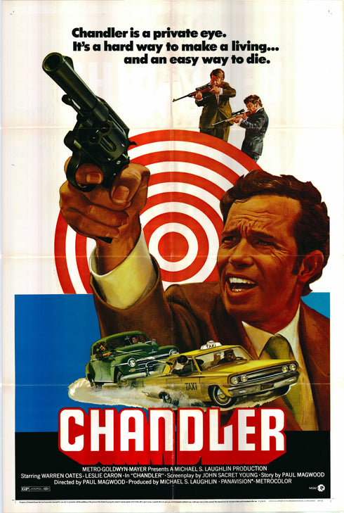 chandler 1971 one sheet poster folded