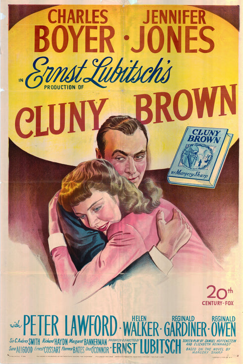 cluny brown 1946 one sheet poster folded
