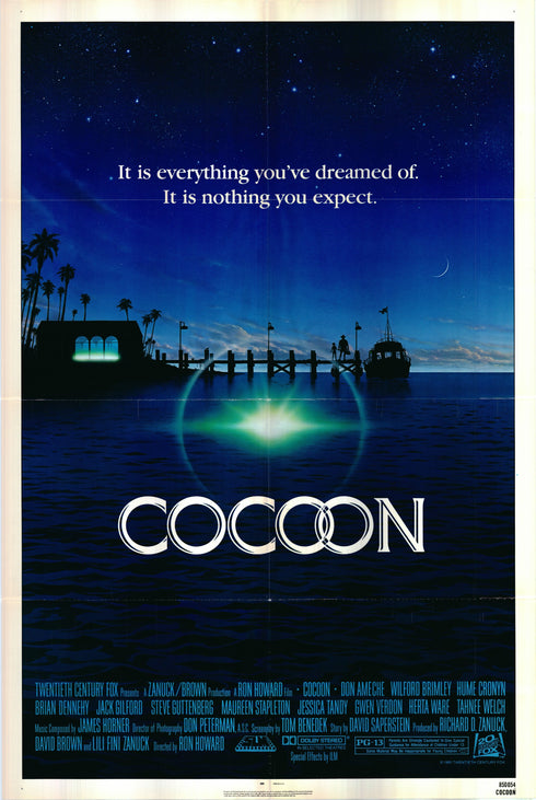 cocoon 1985 one sheet poster folded