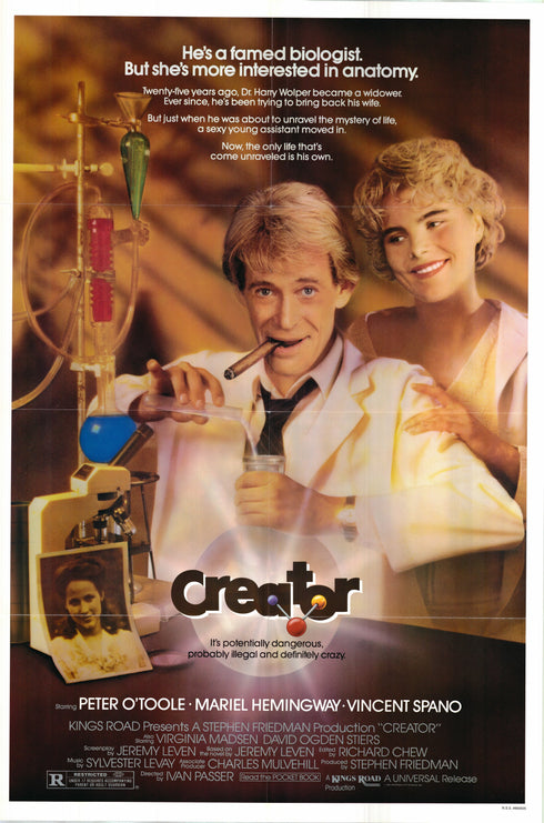 creator 1985 one sheet poster folded