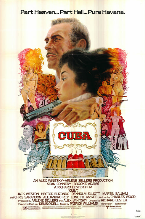cuba 1979 one sheet poster folded