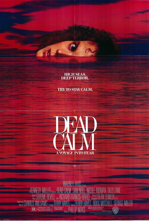 dead calm 1989 one sheet poster folded