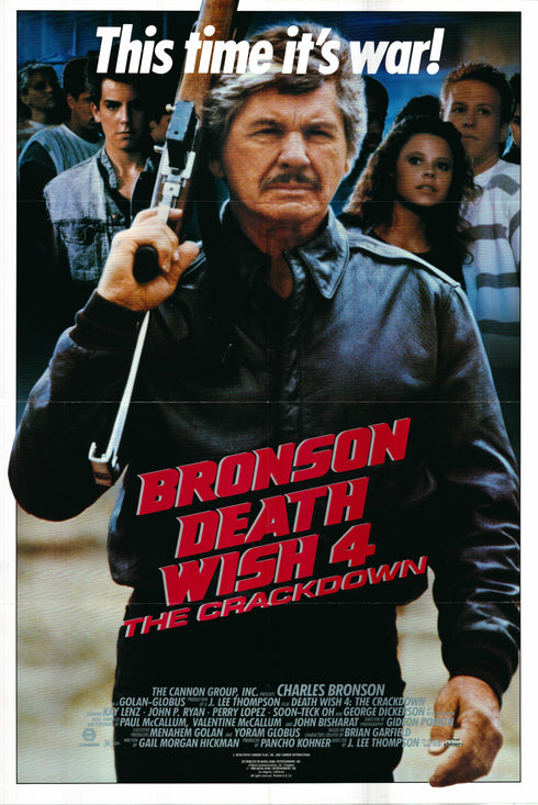 death wish 4 1987 one sheet poster folded