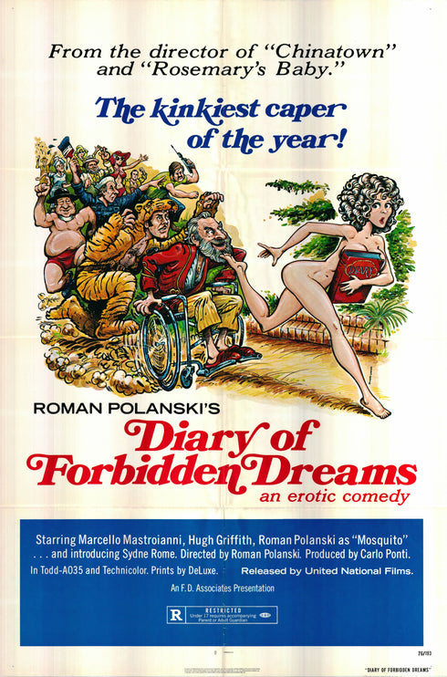 diary of forbidden dreams 1976 one sheet poster folded