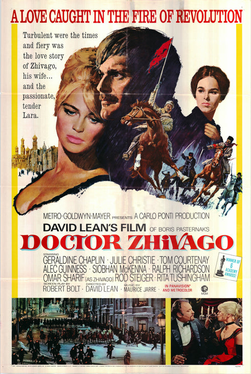 doctor zhivago 1965R award sheet poster folded