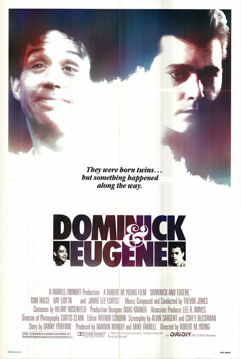 dominick & eugene 1988 one sheet poster folded