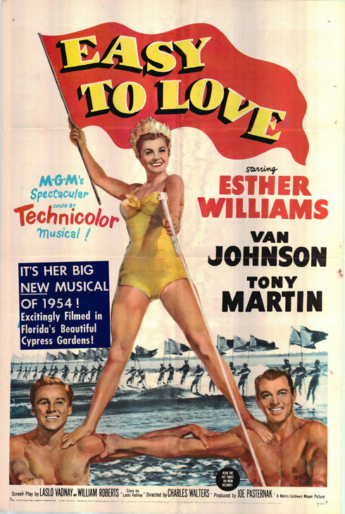 easy to love 1953 one sheet poster folded
