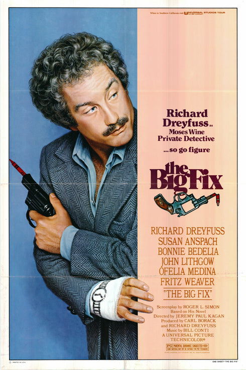 the big fix 1978 one sheet poster folded