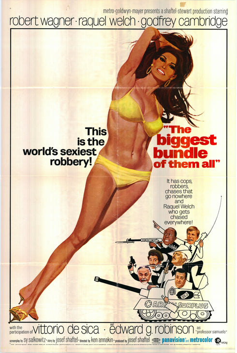 the biggest bundle of them all 1968 one sheet poster folded