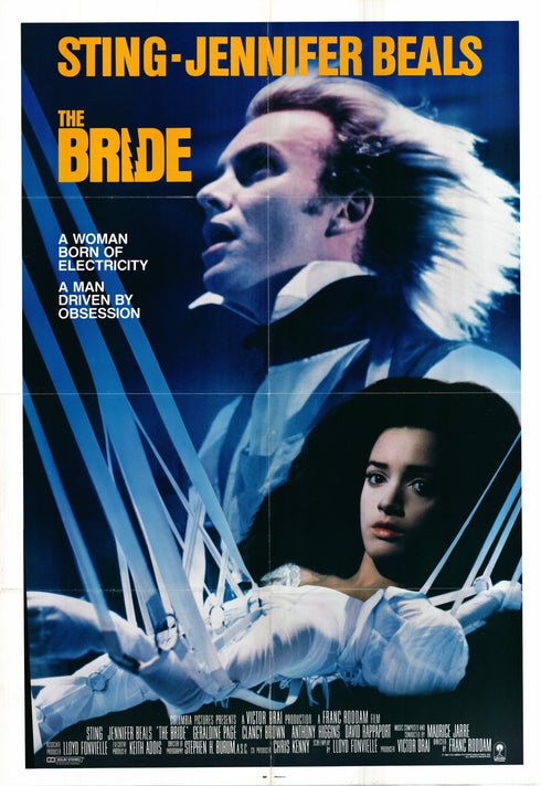 the bride 1985 international one sheet poster folded