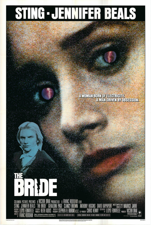 the bride 1985 one sheet poster folded