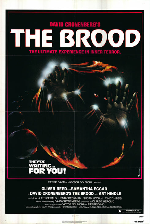 the brood 1979 one sheet poster folded