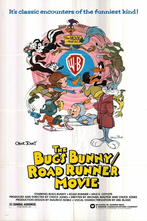 the bugs bunny road runner movie 1979 one sheet poster folded