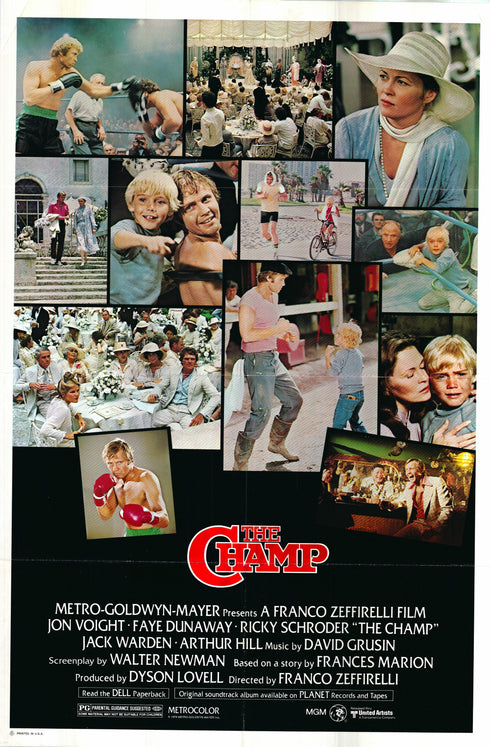 the champ 1979 one sheet poster folded