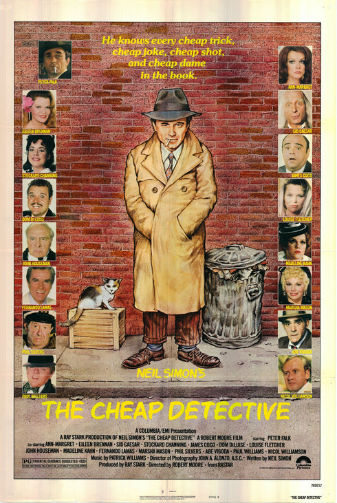 The Cheap Detective ,1978, a one sheet poster, folded