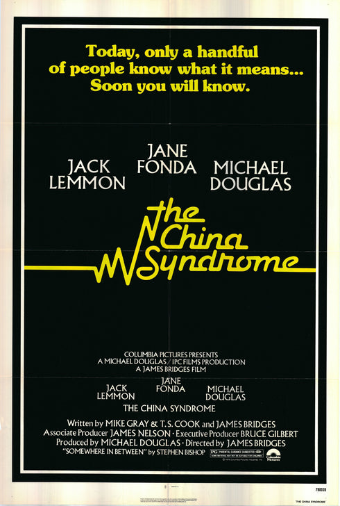 the china syndrome 1979 one sheet poster folded