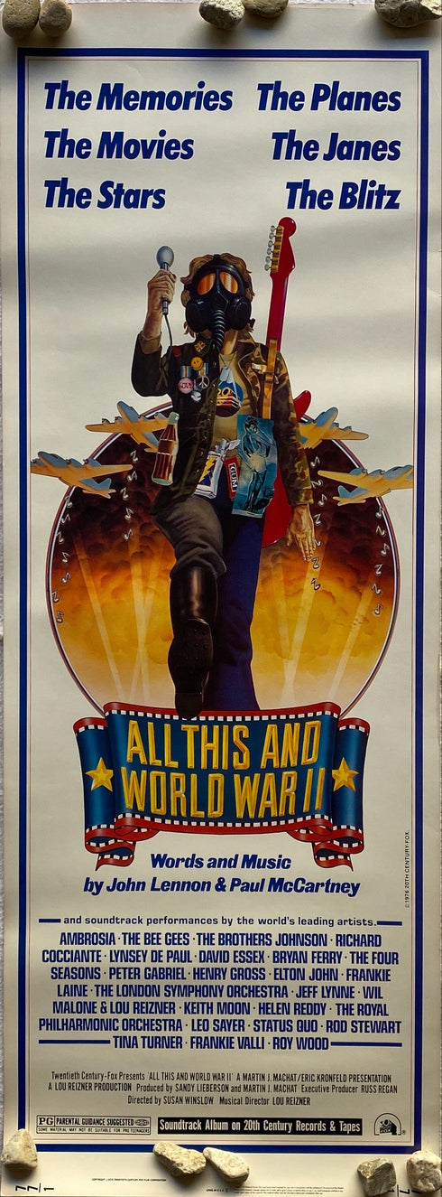 all this and world war ii 1977 insert card