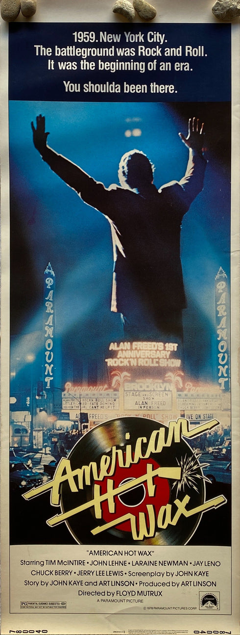 american hot wax 1978 insert card