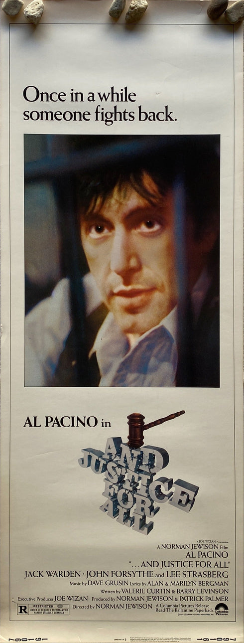 and justice for all 1979 insert card