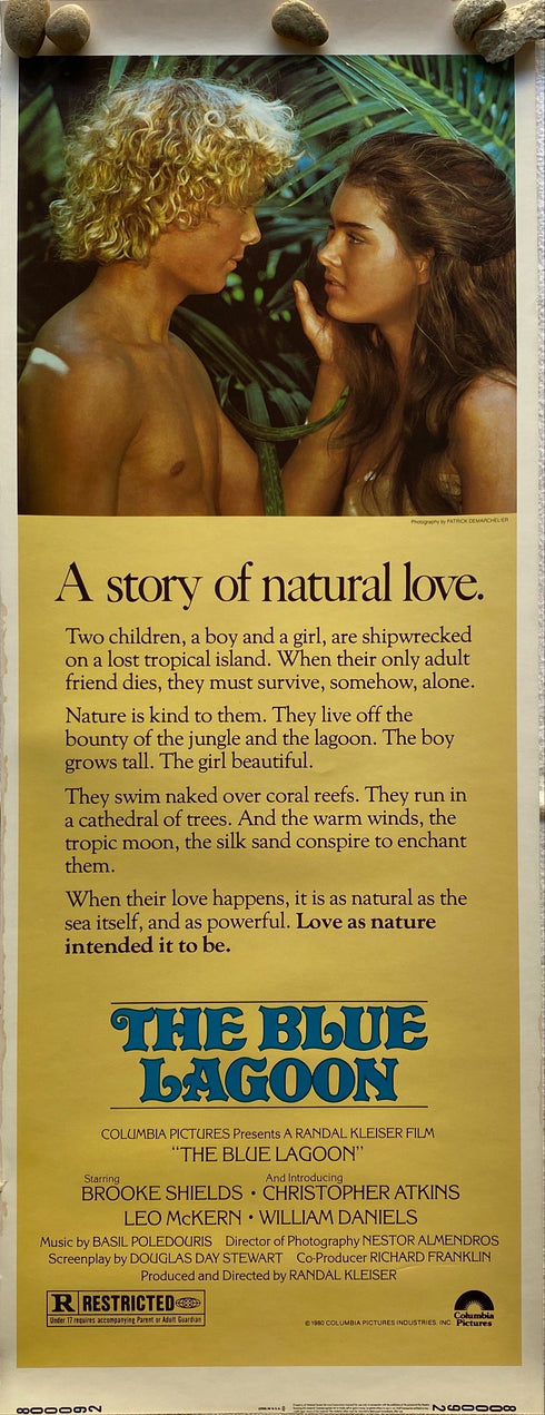 blue lagoon 1980 insert card