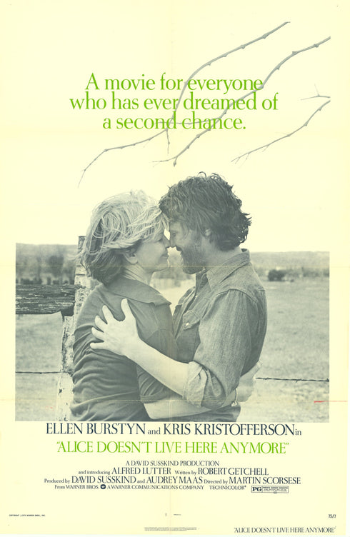 alice doesn't live here anymore 1975 one sheet poster folded