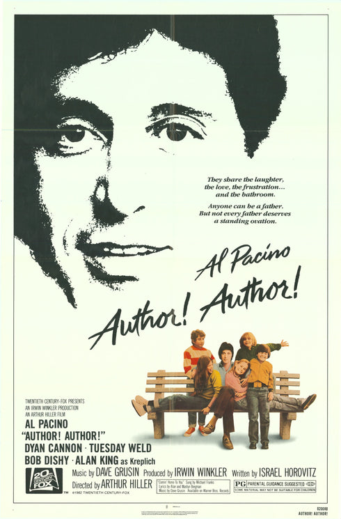 author author 1982 one sheet poster folded