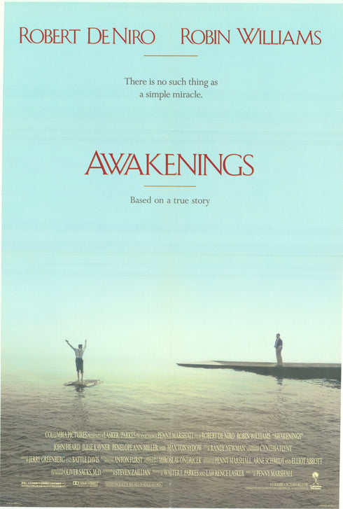 awakenings 1990 one sheet poster folded