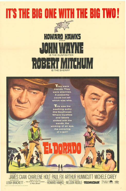 el dorado 1966 one sheet poster folded