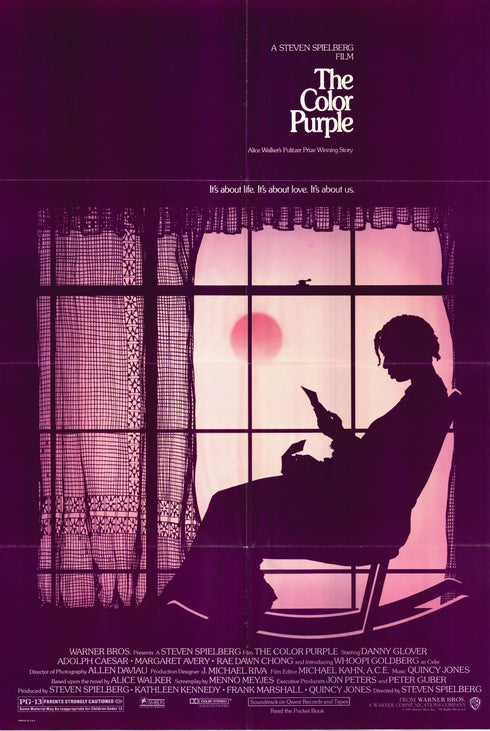 the color purple 1985 one sheet poster folded