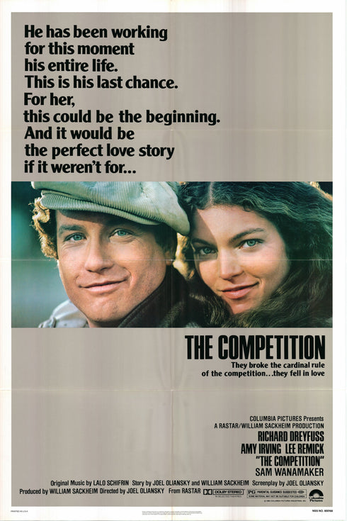 the competition 1980 advance one sheet poster folded