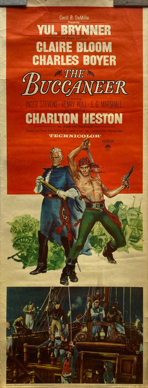 buccaneer 1958 insert card