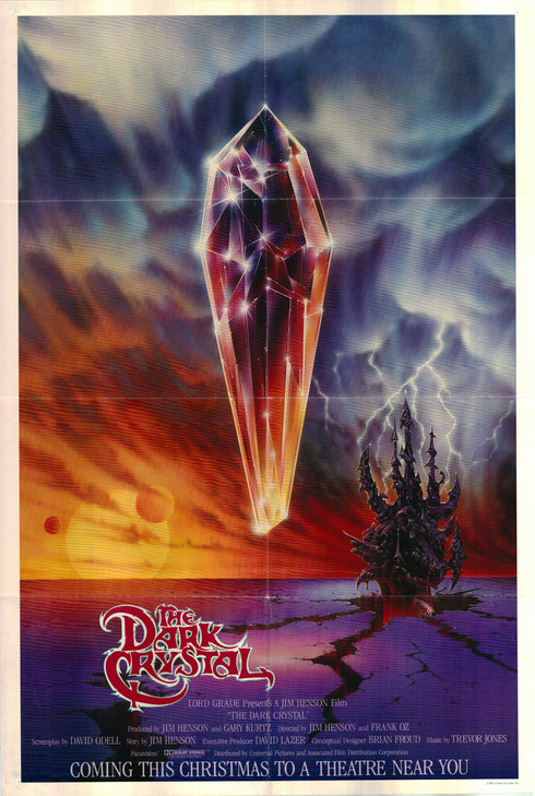 the dark crystal 1982 advance one sheet poster folded