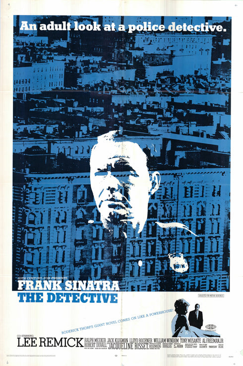 the detective 1968 one sheet poster folded