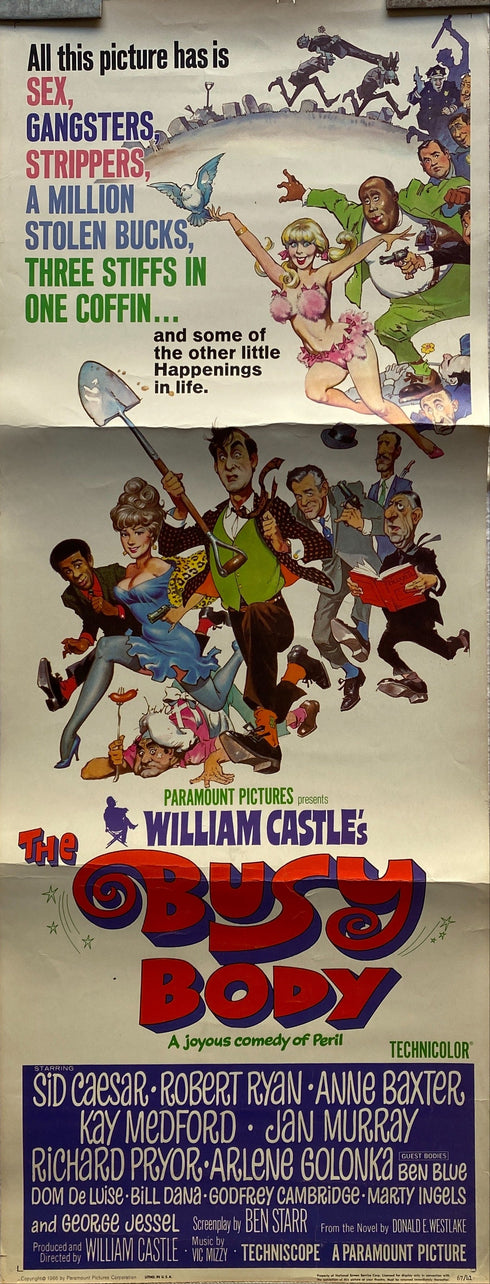 busy body 1967 insert card