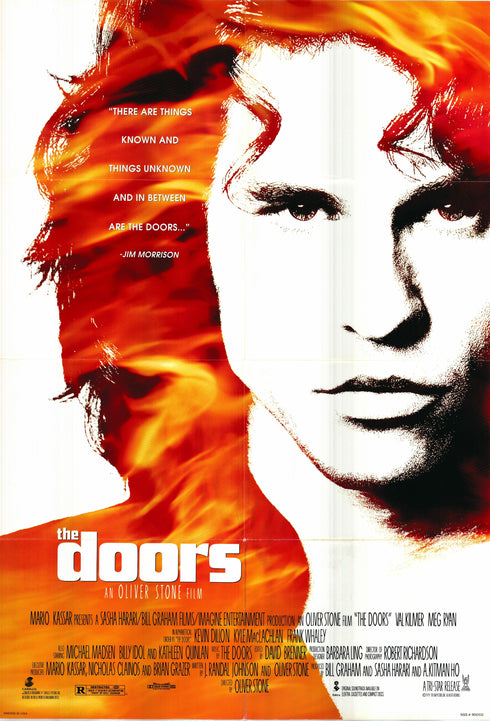 the doors 1990 one sheet poster folded