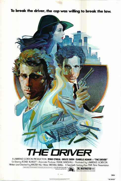 the driver 1978 one sheet poster folded