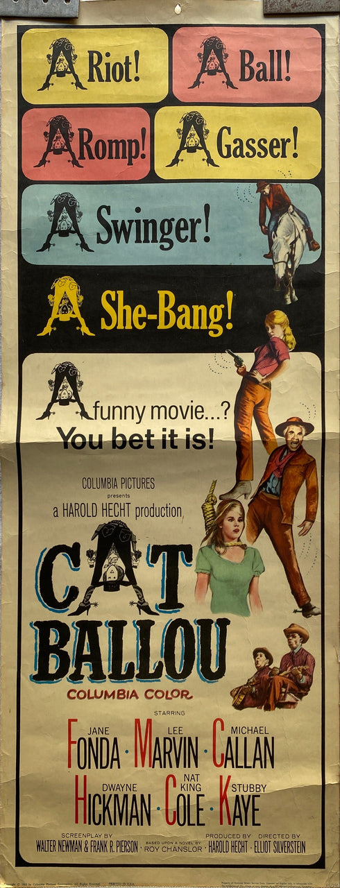 cat ballou 1965 insert card