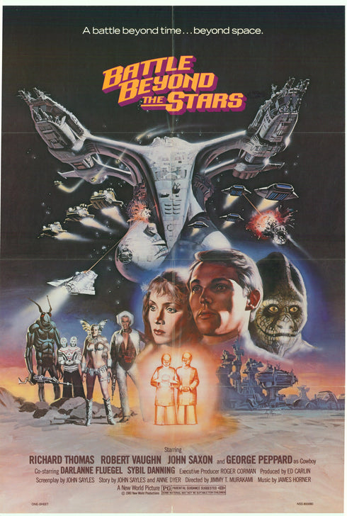 battle beyond the stars 1980 one sheet poster folded