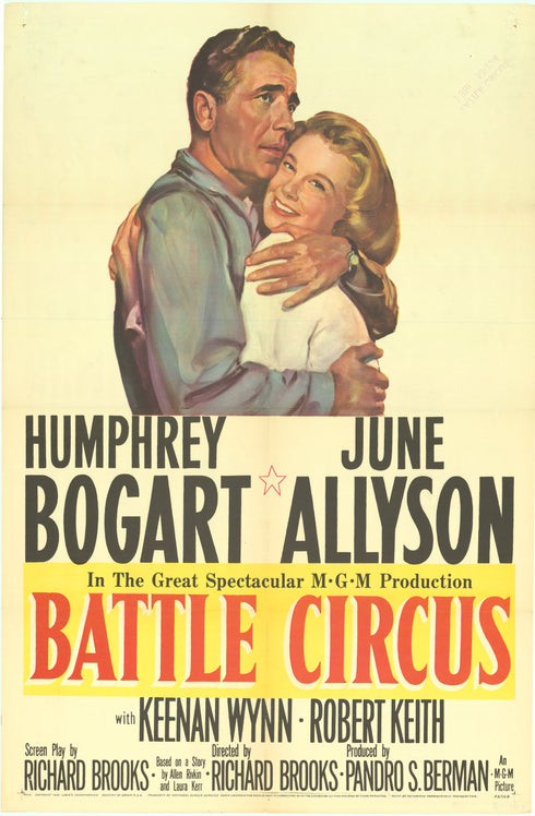 battle circus 1975R one sheet poster folded