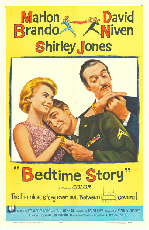 bedtime story 1964 one sheet poster folded